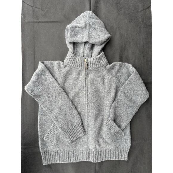 KICO KIDS 100% Cashmere Boys Hoodie Sweater Size 7 8